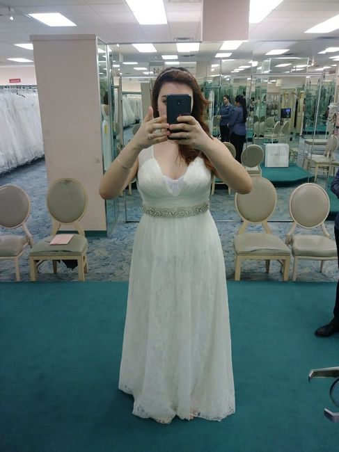 i didn't cry when i found my dress! 2