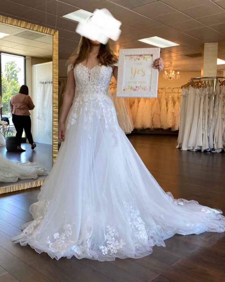 Messed up hem on bridal dress :( - 1