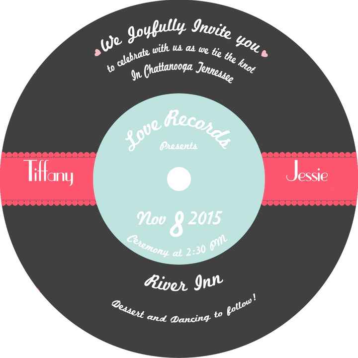 Designed and printing my own invitations