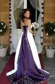 looking for purple and white wedding dress-picture included