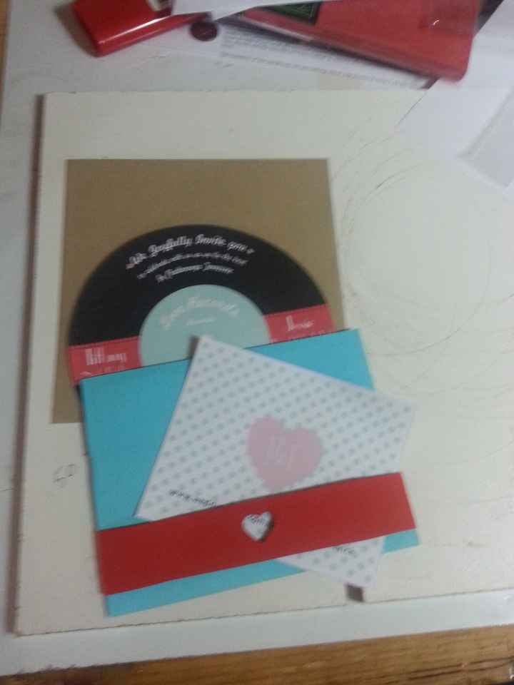 My Finally Finished Wedding Invitation set