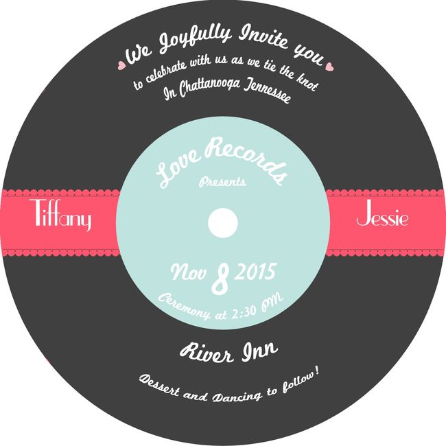 Designed and printing my own invitations