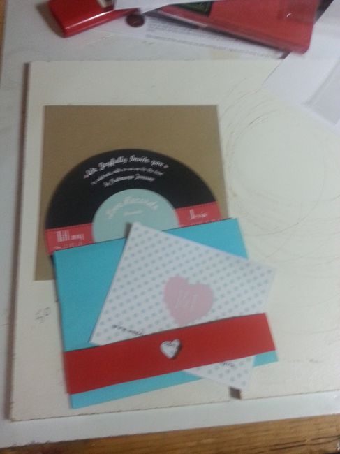 My Finally Finished Wedding Invitation set