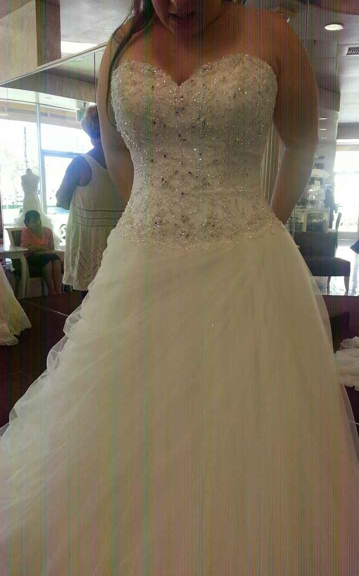 I found my dress -- and I received a surprise!