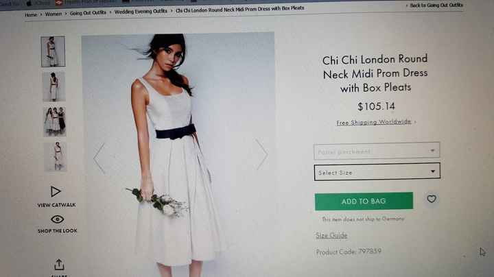 What do you think of this dress for bm?