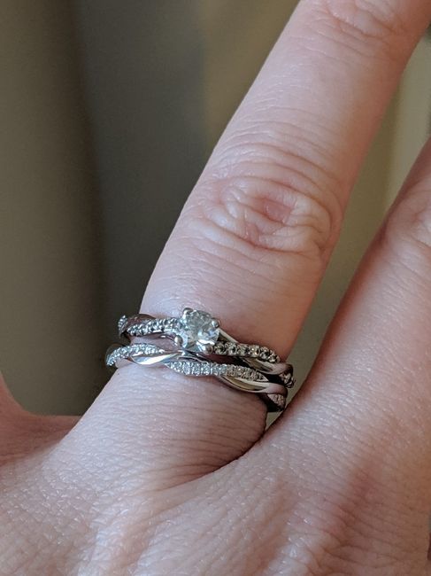 Let’s see those wedding bands! 18