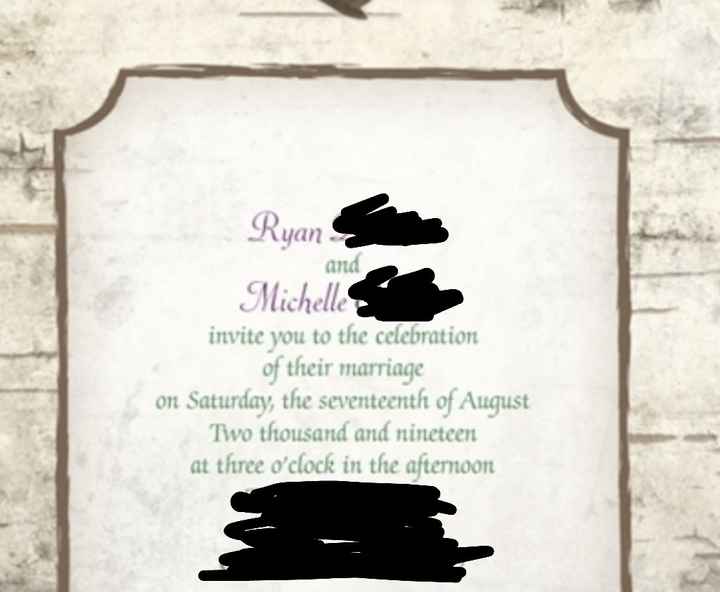 Wedding Invitations Design Help - Floral or No Floral? - 1