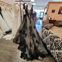 Black wedding dress - 1