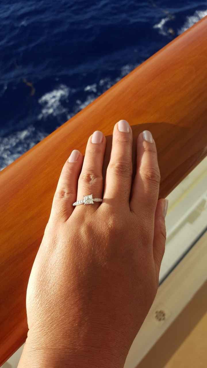 How did he/she propose? Also, show off your rings! - 1
