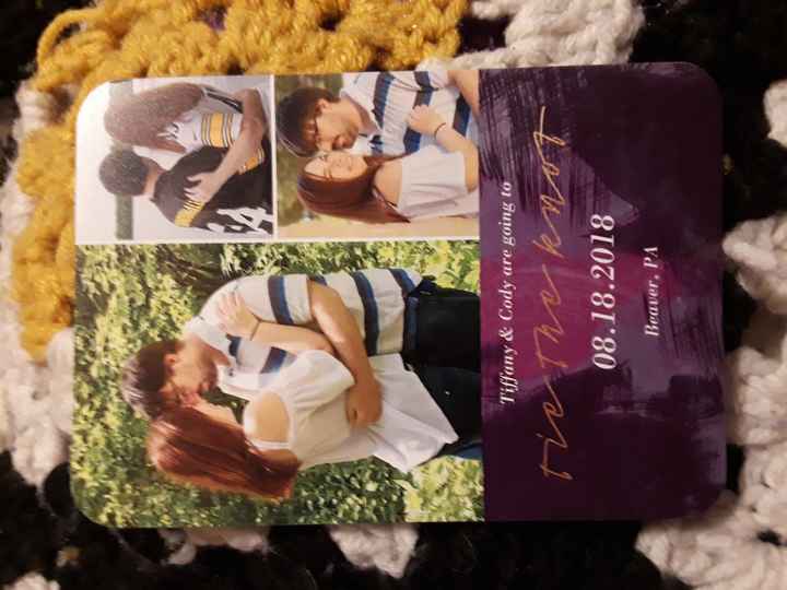 My save the dates finally came in!!!