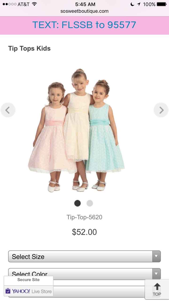 Flower Girl dresses