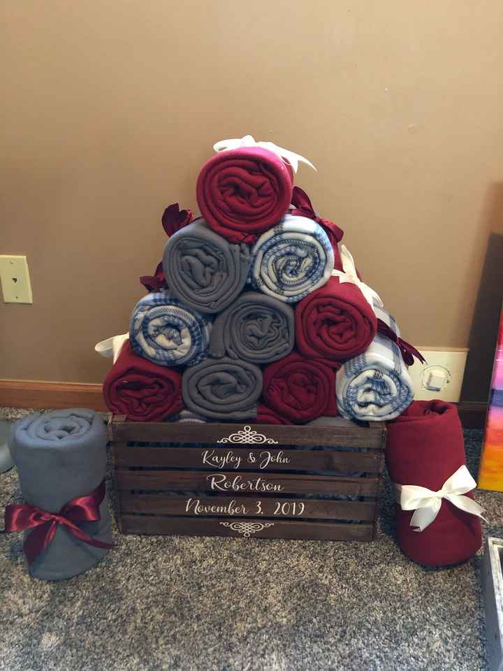 Need Blankets For Wedding Favors - 1