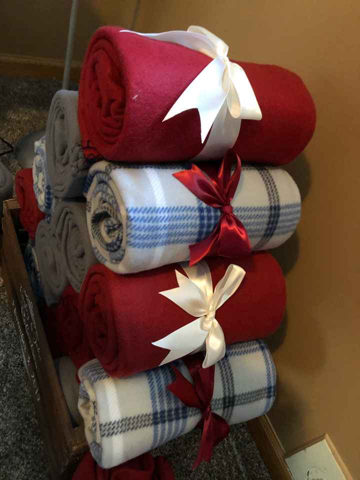 Need Blankets For Wedding Favors - 2