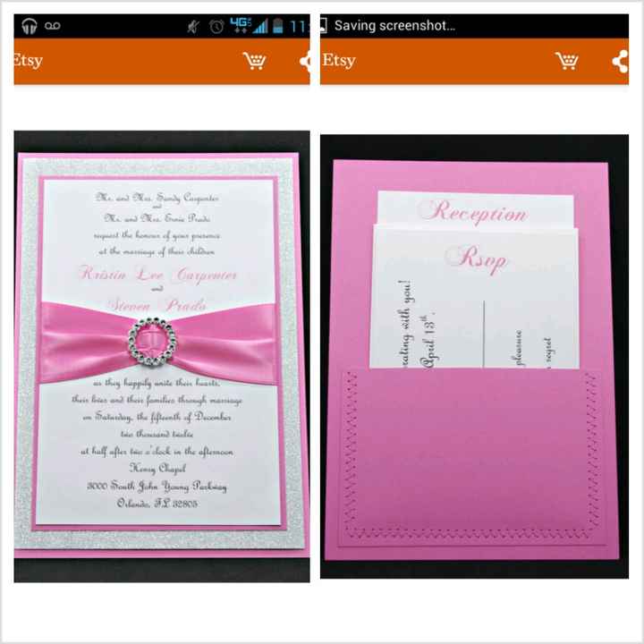 Can I see your WEDDING INVITES
