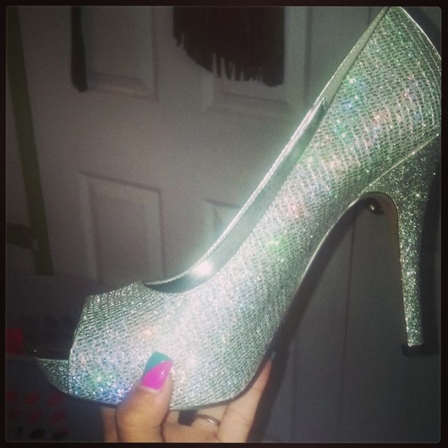 Glass slipper - show me your wedding shoes!