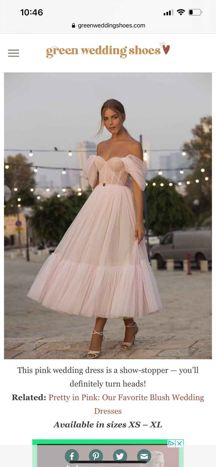 Second guessing my wedding on sale dress