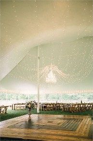 Outdoor reception,  table set up/lay out 3