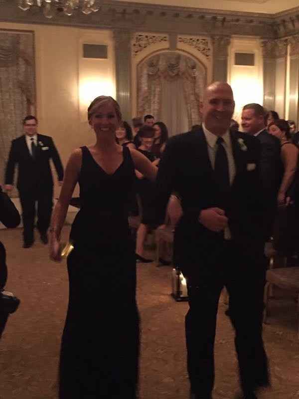 Bridesmaids carrying bouquets alternative