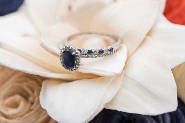 My engagement and wedding ring