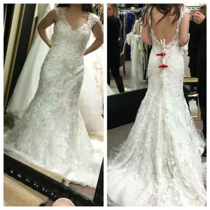 My dress is in...now I want to see yours!