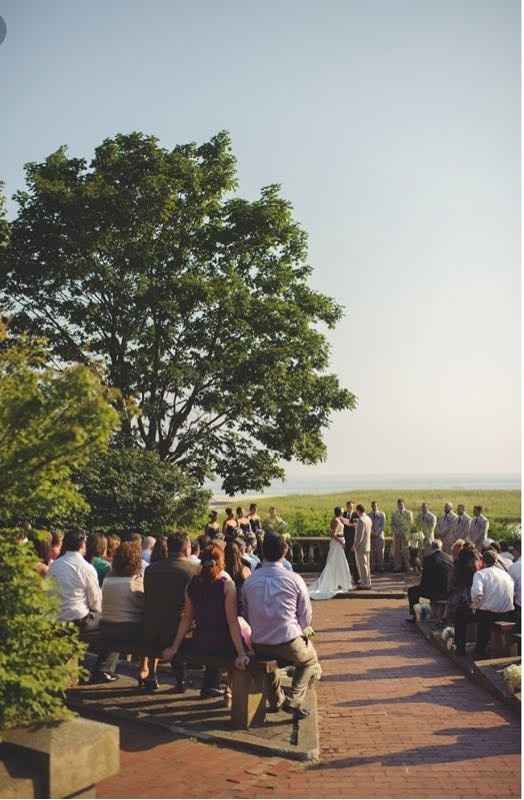 "Scenic" Backdrop at Ceremony Space