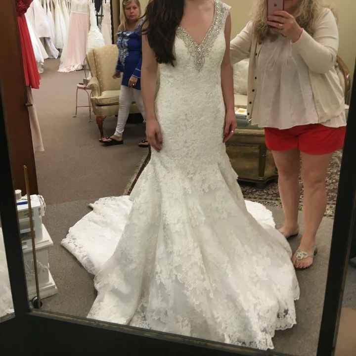 Real people in Allure bridal