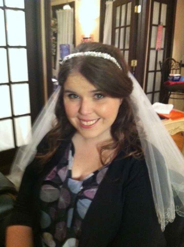 Hair & Makeup Trial today - **pics** :)