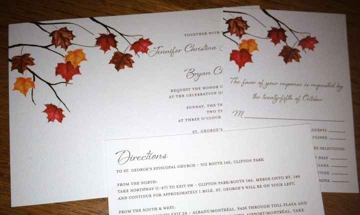 Show us your wedding invitations!