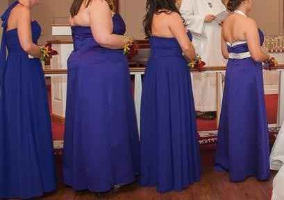 Bridesmaids with very different body types