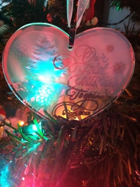 Wedding/Engagement Christmas Ornaments