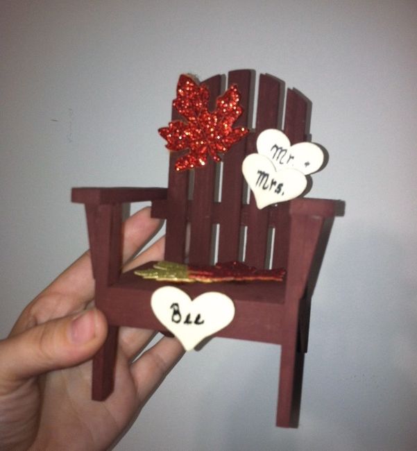 My DIY cake topper is done - yay!!