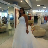 BRIDES W/ BALLGOWN STYLE DRESS