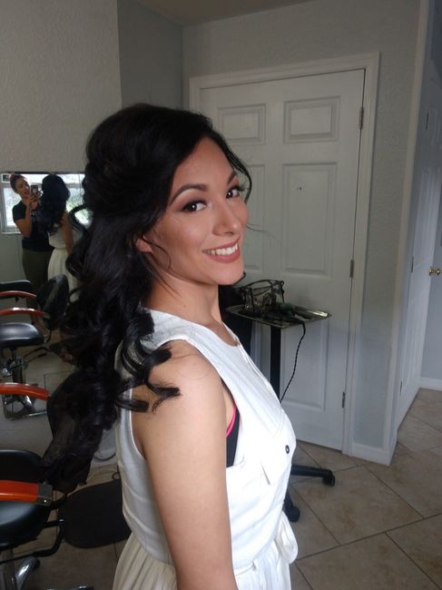 Hair and makeup trial today - 4