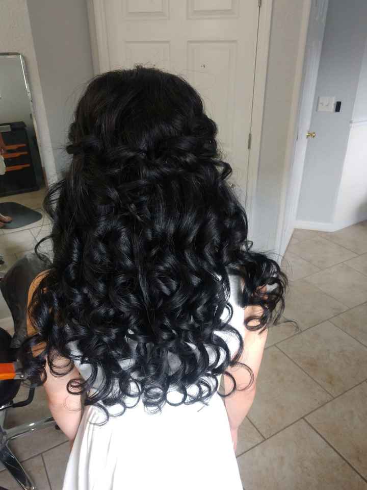 Hair and makeup trial today - 1