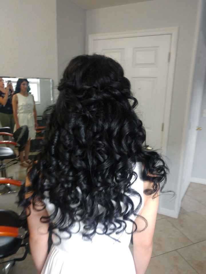 Hair and makeup trial today - 2