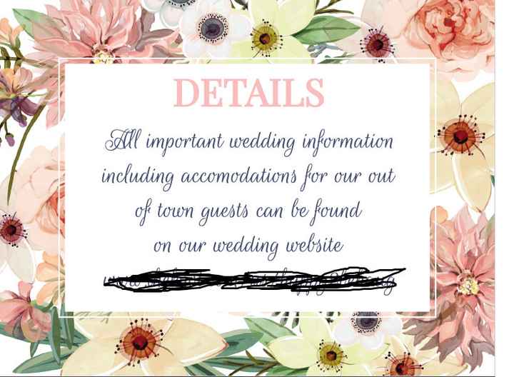 Do you put your registry information with the invitation?