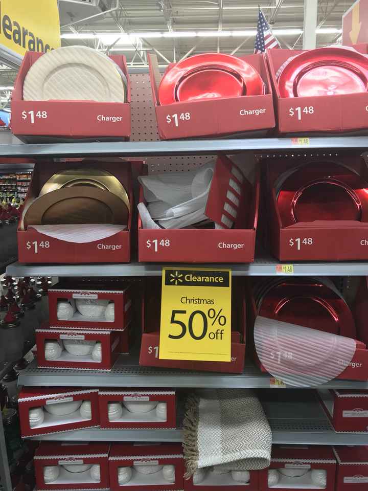  Charger Plates After-christmas Deal - 1