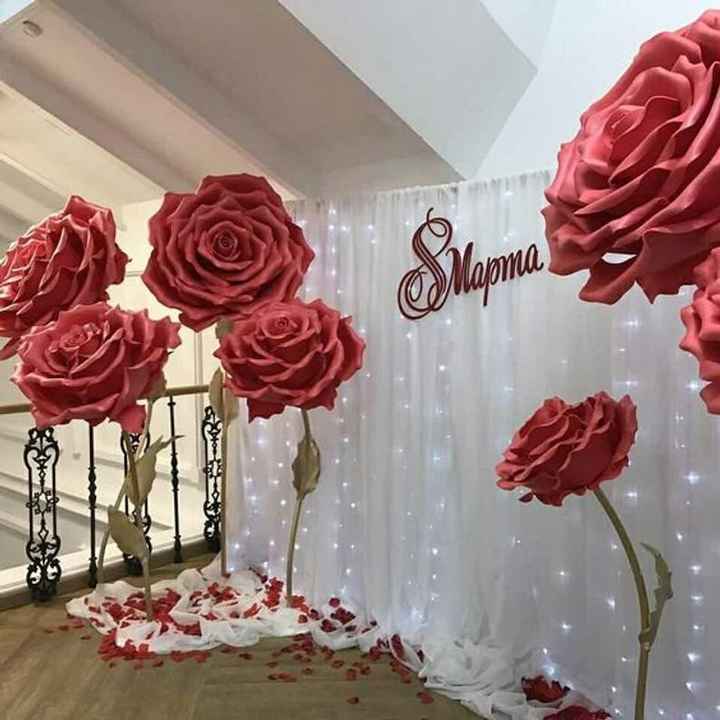 Giant Paper Flower Wall - 3