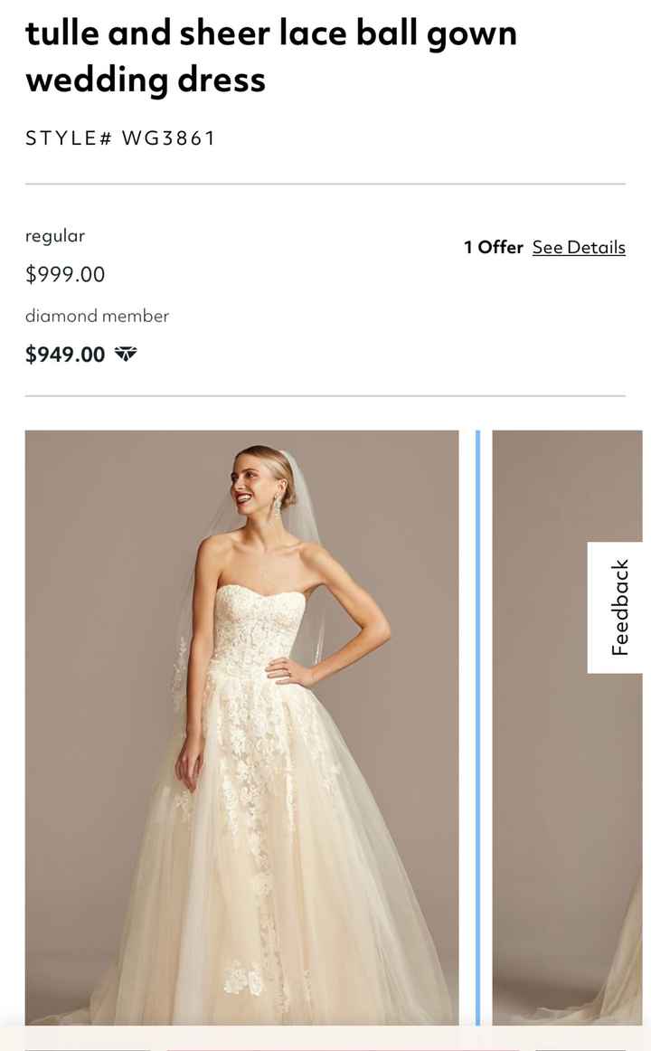 Ivory dress with white petticoat? - 1