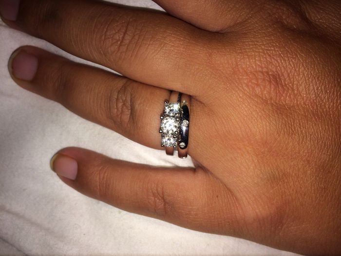 Show me yours!   I can't believe it but when I look at my wedding ring set, pic
