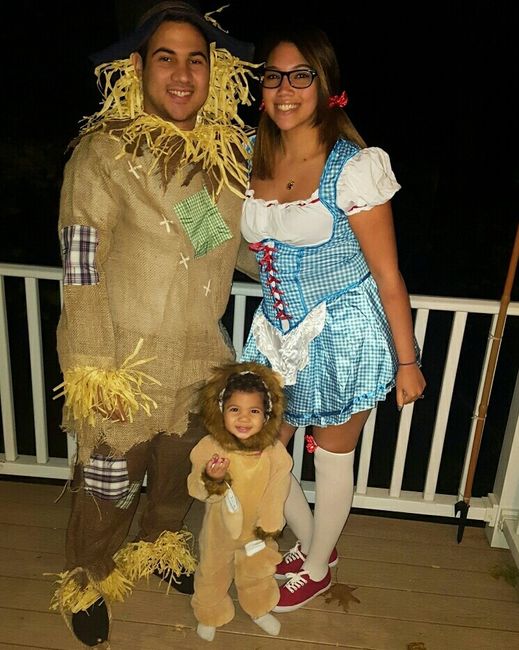 Happy Halloween post a pic of you and your fiancé in costumes