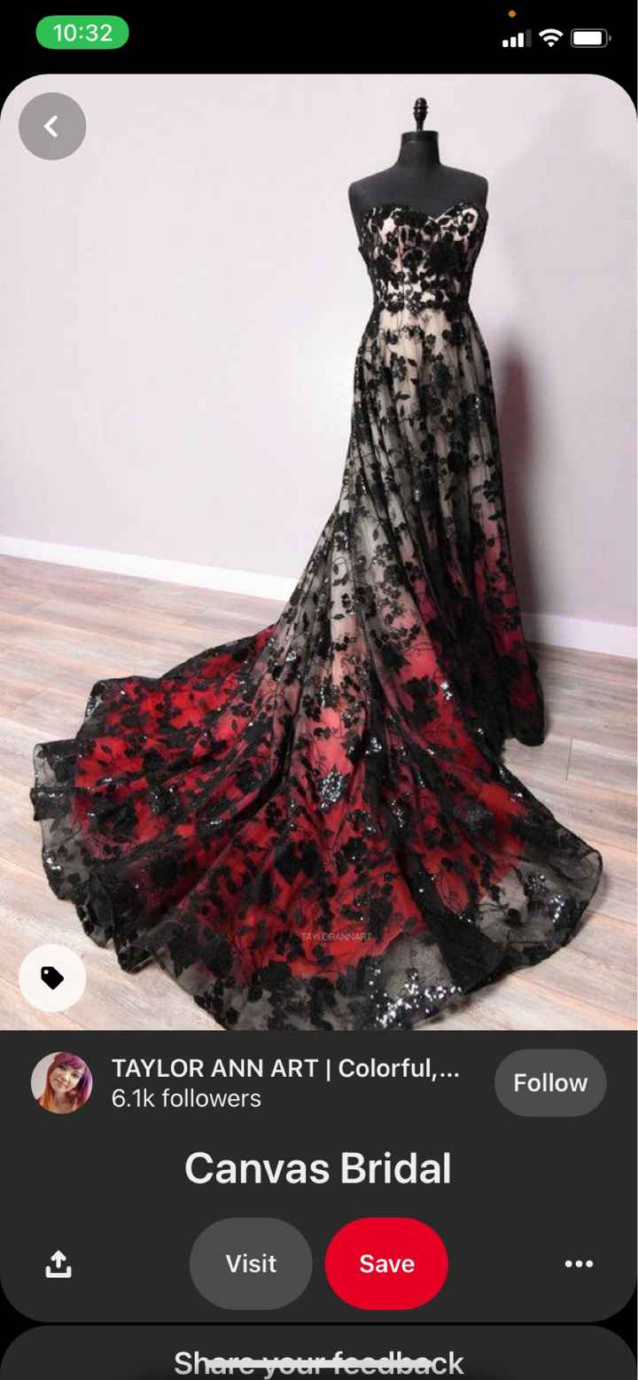 Red Wedding Dress - 1