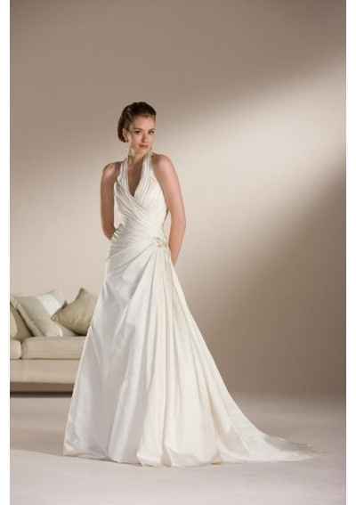Halter top wedding gowns
