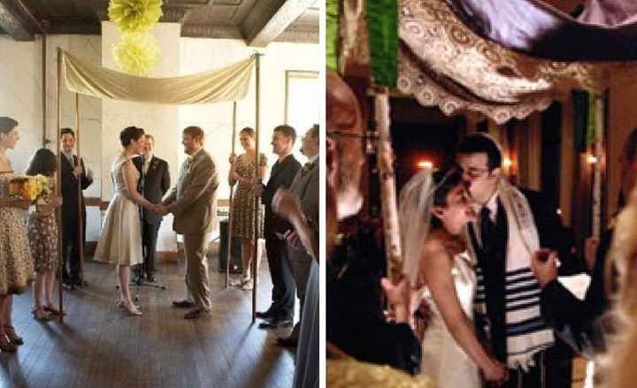 Hand held deals chuppah