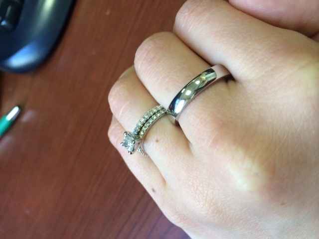 Matching rings...who else tried to match?