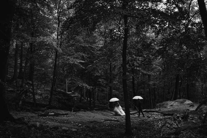 Rainy Engagement Shoot