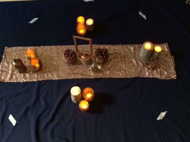 Our Magical Woodsy Wedding Centerpiece Mock-ups!