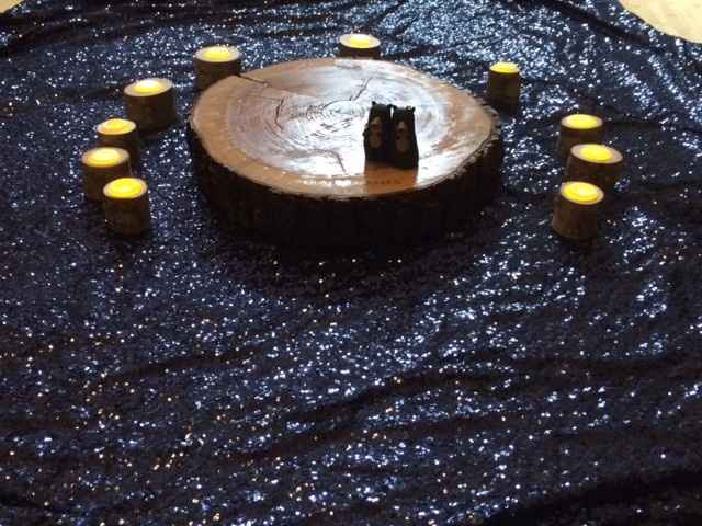 Our Magical Woodsy Wedding Centerpiece Mock-ups!