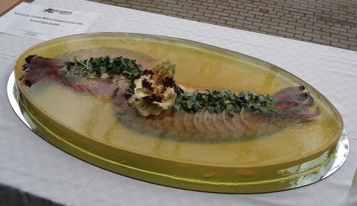 Super curious!!! What was the strangest or most disgusting thing you saw served at a wedding???