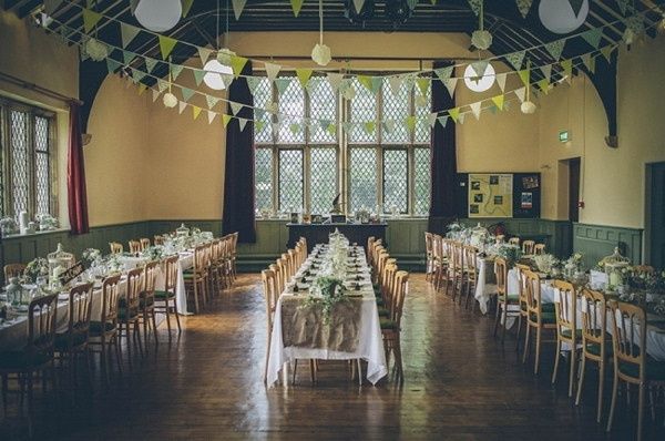 decorating parish hall for reception
